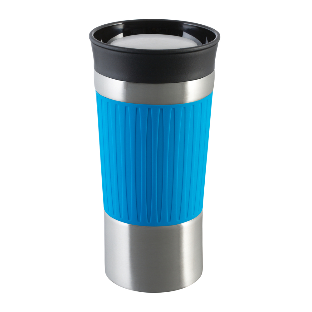 Thermobecher RETUMBLER-myKINGSTON - schwarz, silber, cyan