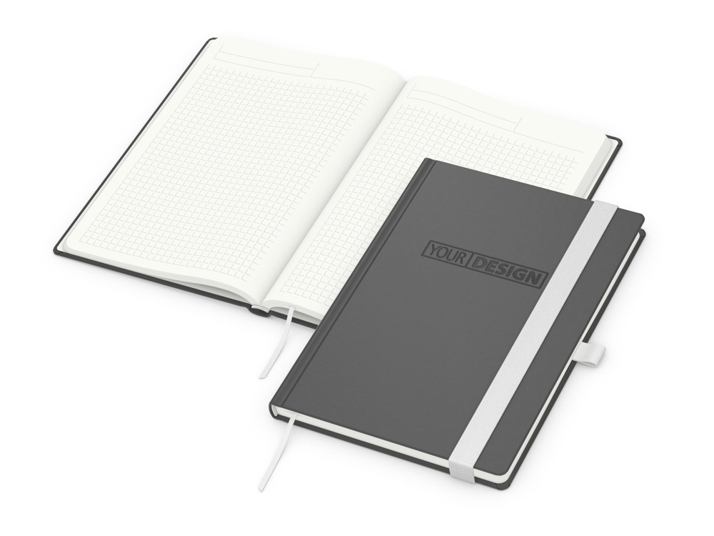 Notizbuch Organic-Book Recycling, anthrazit