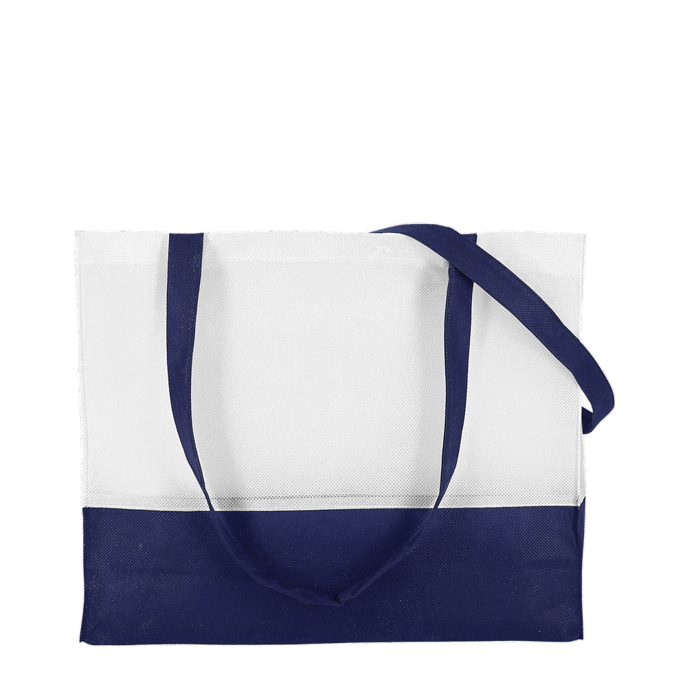 PP-Tasche - City-Bag 1 - weiß/dunkelblau