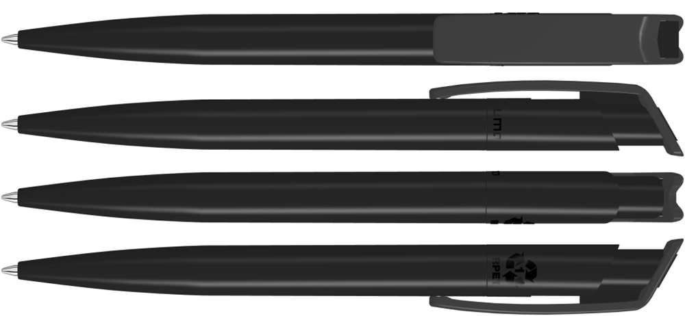 RECYCLED PET PEN, schwarz