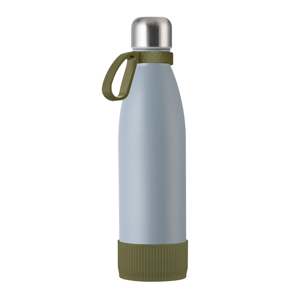 Trinkflasche RETUMBLER-myTOULON - olivgrün, grau