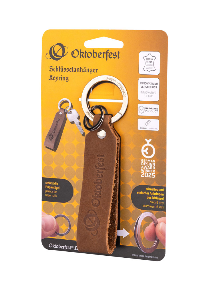 TROIKA Schlüsselanhänger OKTOBERFEST™ LEDERSCHLAUFE