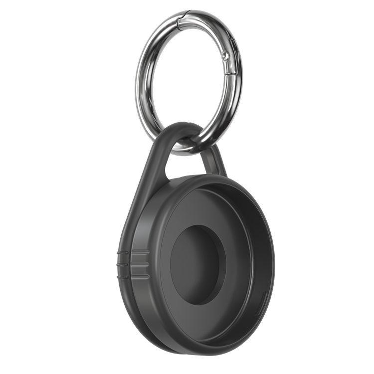 Schlüsselanhänger RITTER-CLICK TRACKING M mit Metall-Karabiner - schwarz