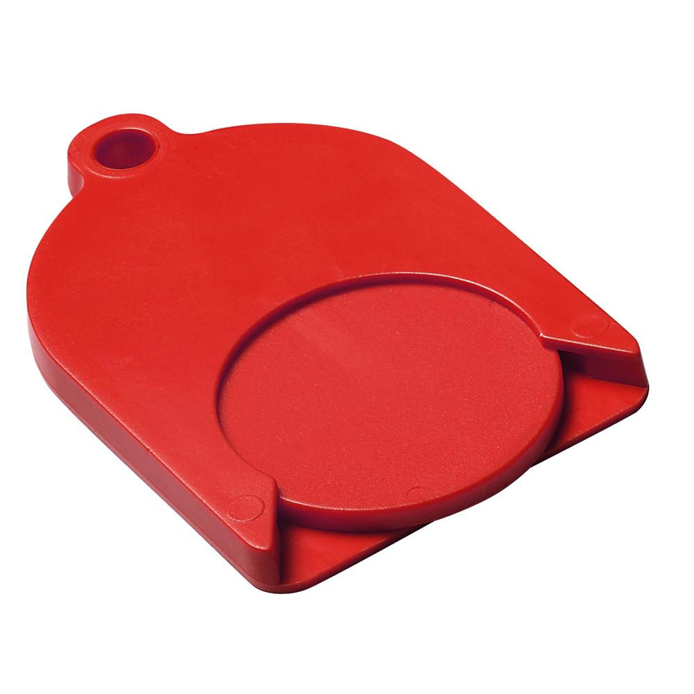 Chip-Schlüsselanhänger "Ghost" mit Chip - standard-rot