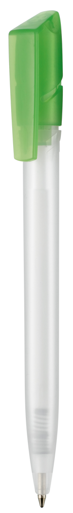 Kugelschreiber TWISTER FROZEN - frost-weiss TR/FR/kiwi transp.