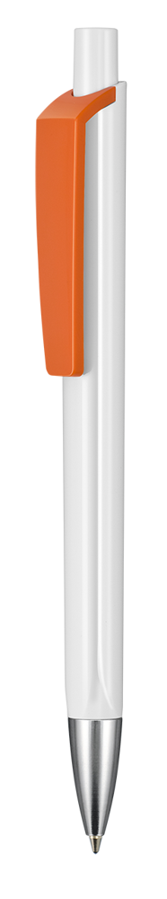 Kugelschreiber TRI-STAR - weiss/orange