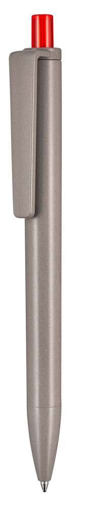 Kugelschreiber ALGO-PEN - algo-braun/feuer-rot TR/FR