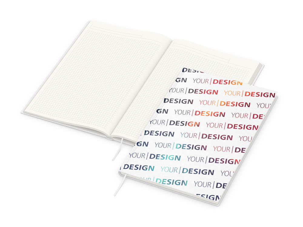 Notizbuch Note-Book inkl. 4C-Druck, A4, Natura Recycling