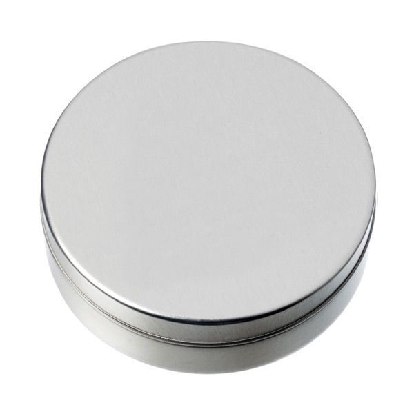 XS-Taschendose mit XS-Bären Company-Fruchtbonbons - silber-glänzend