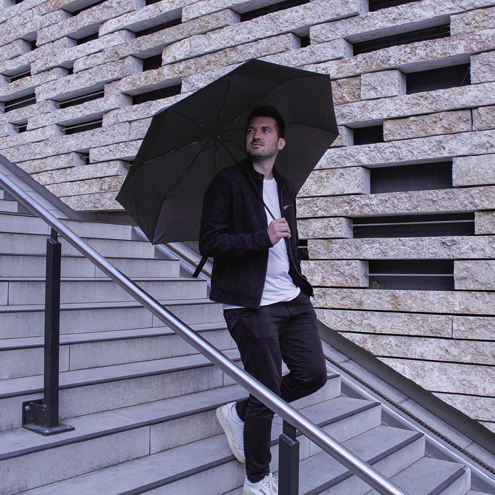 95612 Gäste-Taschenschirm FARE® BlackShield Case Edition