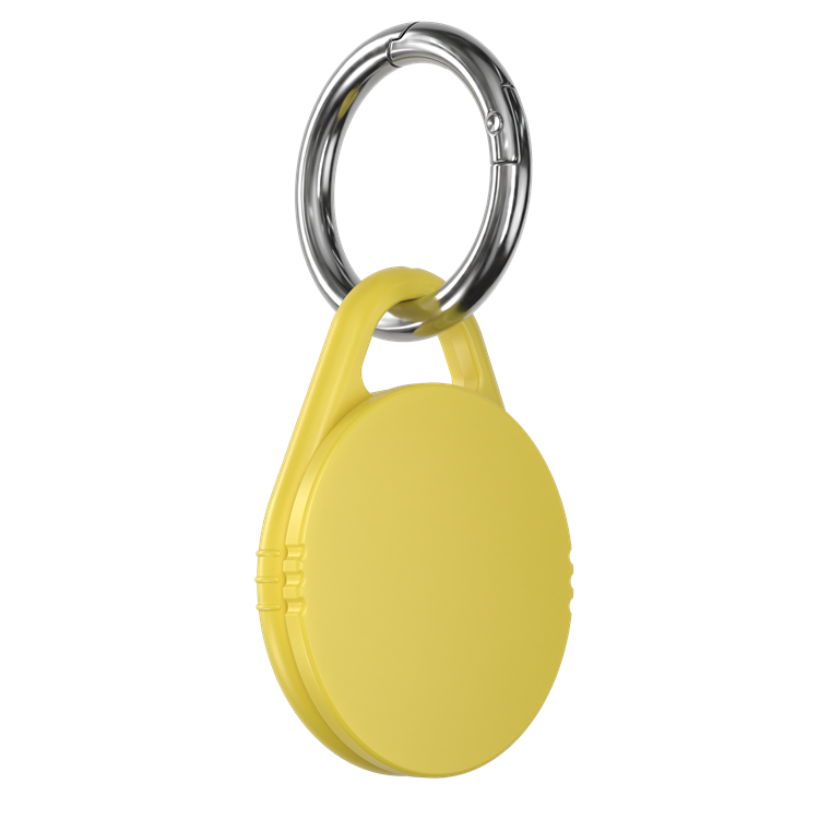 Schlüsselanhänger RITTER-CLICK DESIGN M mit Metall-Karabiner - zitronen-gelb