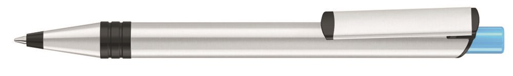 RECYCLED PET PEN ALUMA - hellblau