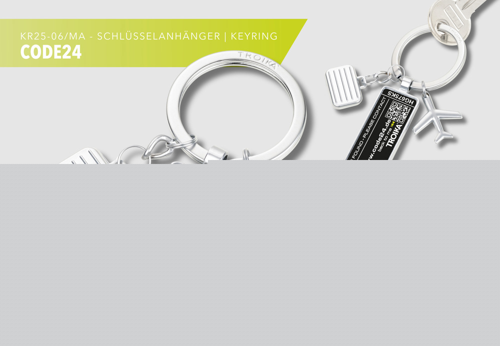 TROIKA Schlüsselanhänger CODE24