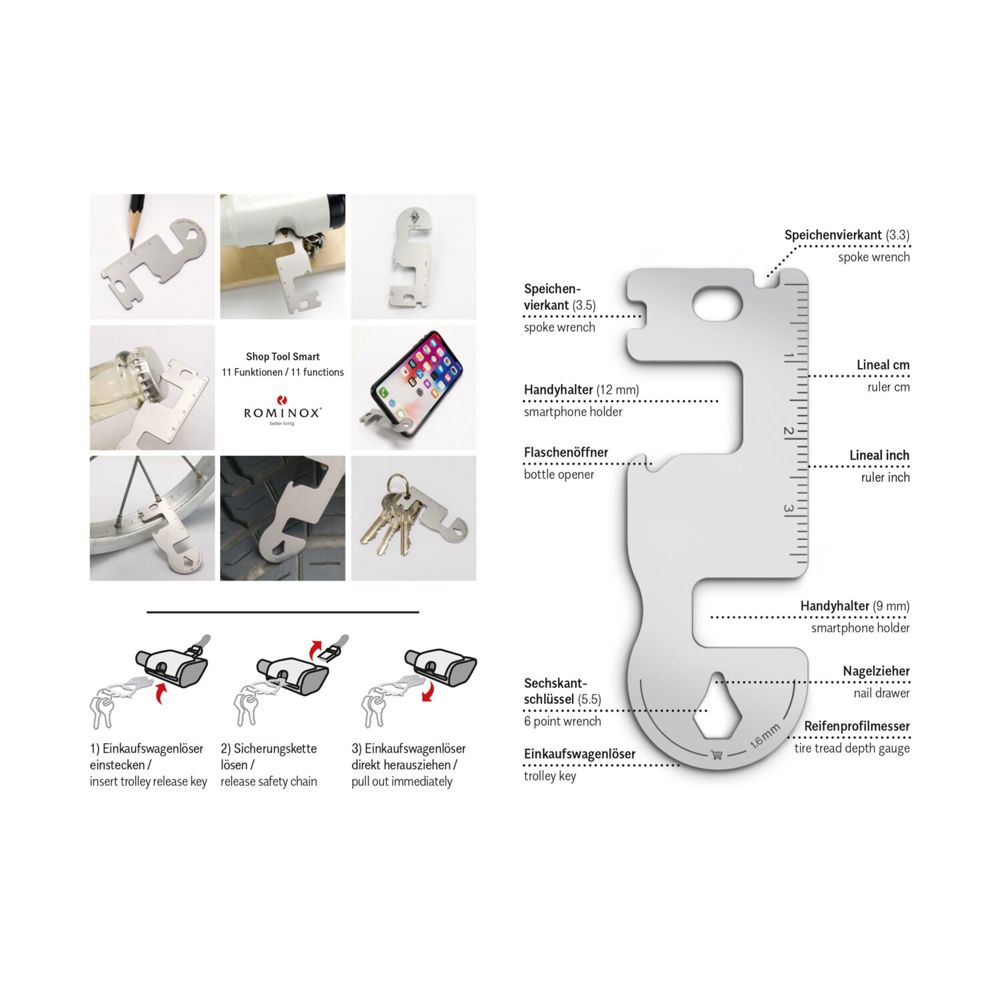 ROMINOX® Shop Tool // Smart - 11 Funktionen
