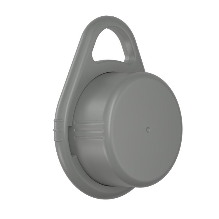 Schlüsselanhänger RITTER-CLICK BOX - stein-grau