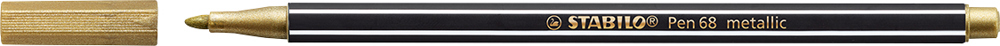 STABILO Pen 68 metallic Fasermaler - gold