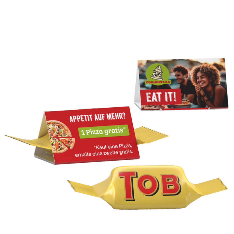 Werbedreieck Mini Toblerone Tiny