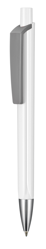 Kugelschreiber TRI-STAR - weiss/stein-grau