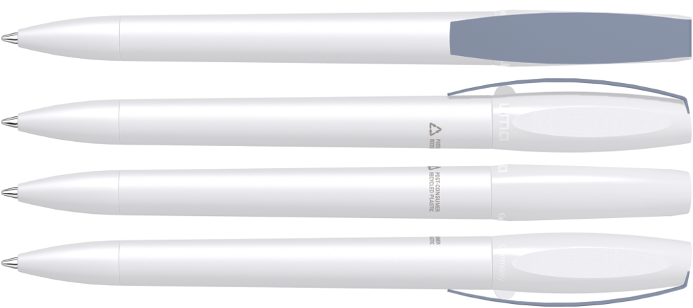 CHILL C RECY, rauchblau