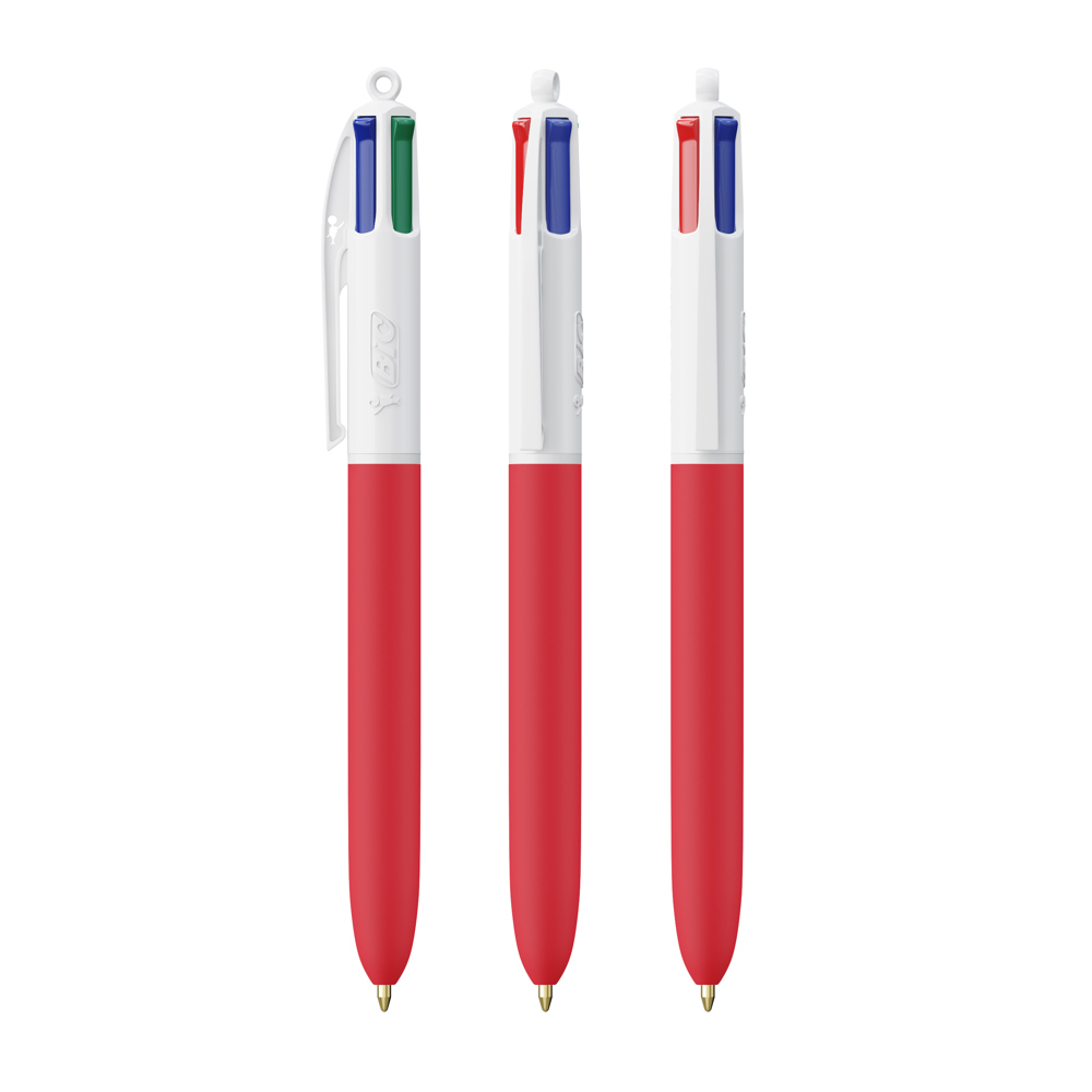 BIC® 4 Colours Soft with Lanyard