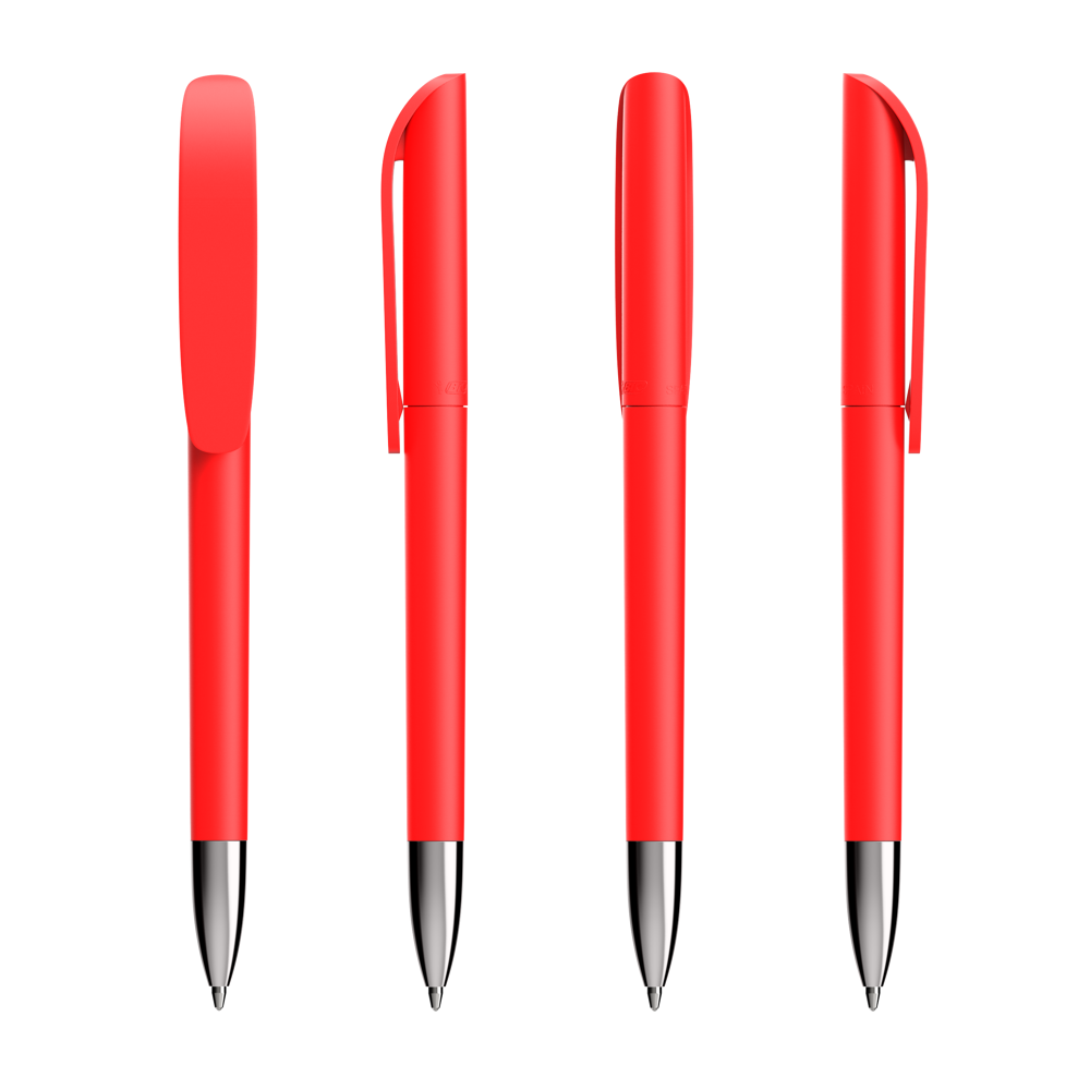 BIC® Super Clip Soft Advance - Sanftes Rot