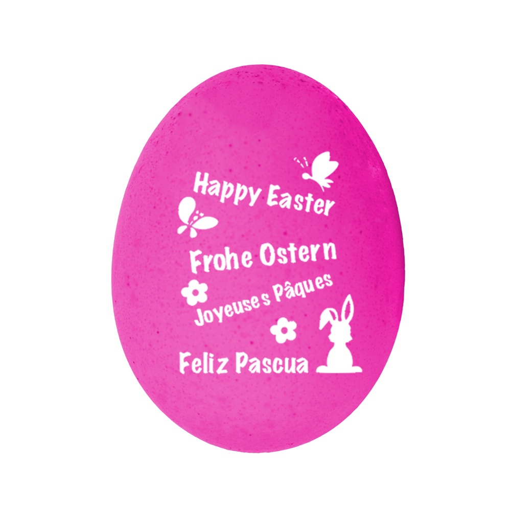 Happy Egg Frohe Ostern - pink