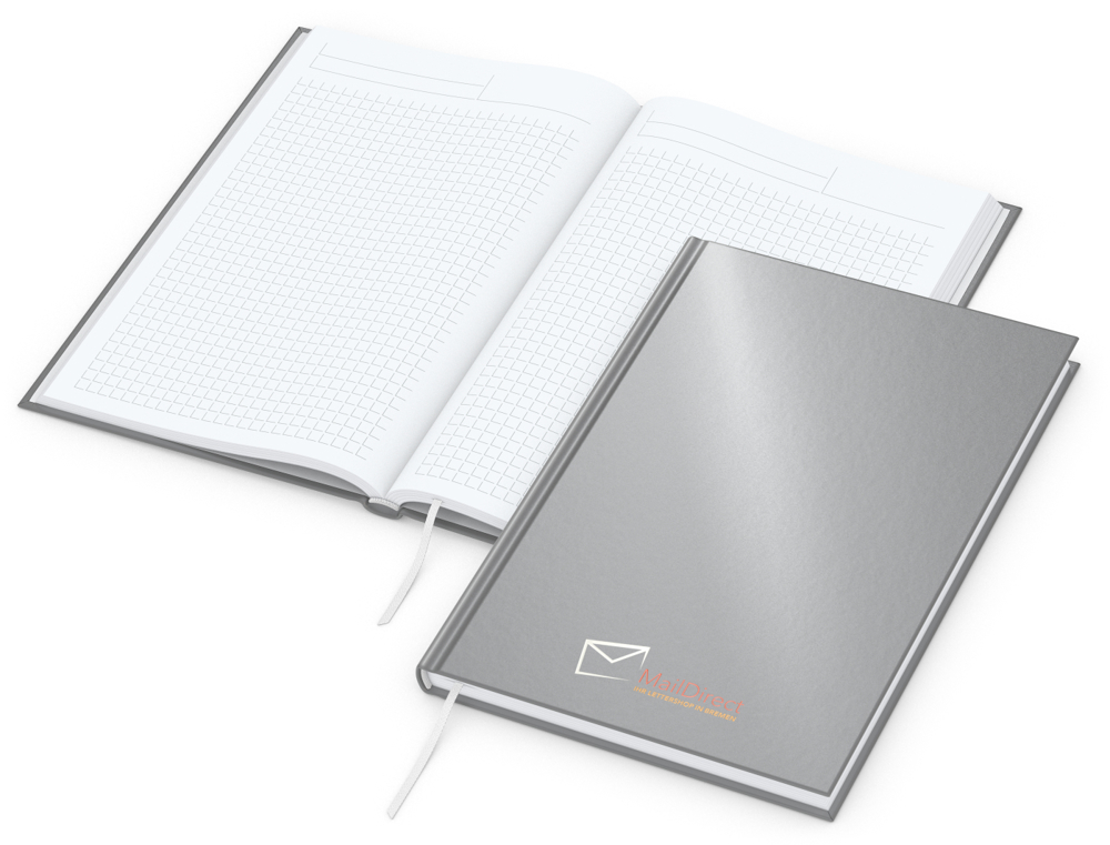 Notizbuch Note-Book Express - silber