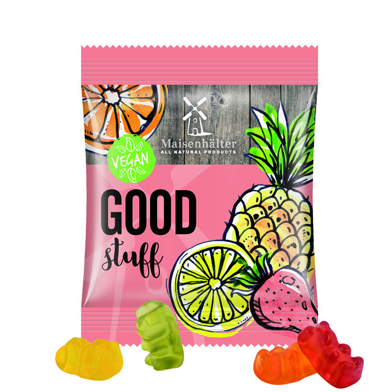 Minitüte 12 g ab 350 St. Trolli vegane Fruchtgummi Bärchen - weiß