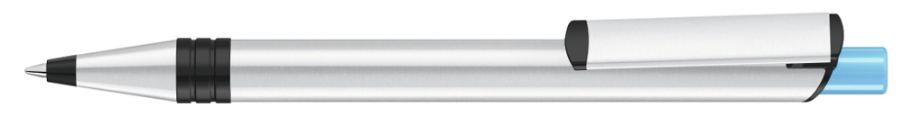 RECYCLED PET PEN ALUMA - hellblau