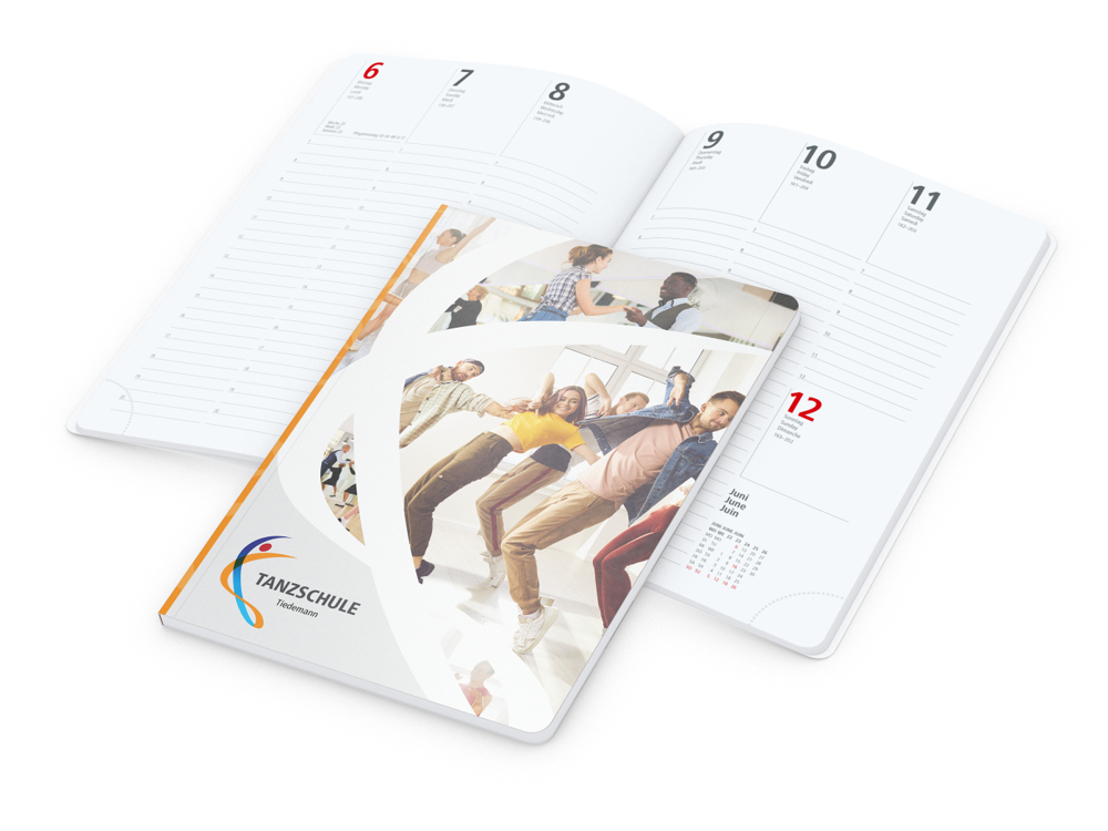 Wochenkalender Prestige-Flexx A5 Naturkarton-Softcover individuell bedruckt