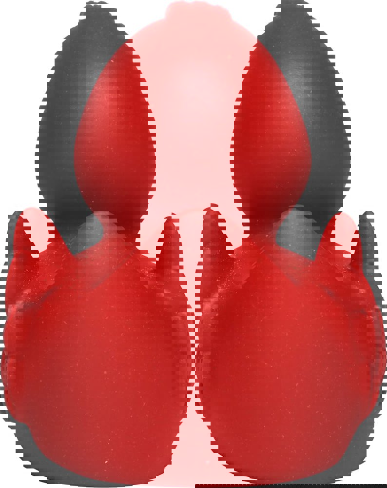 Weizen-Ente, klassik, rot, 7,5 cm