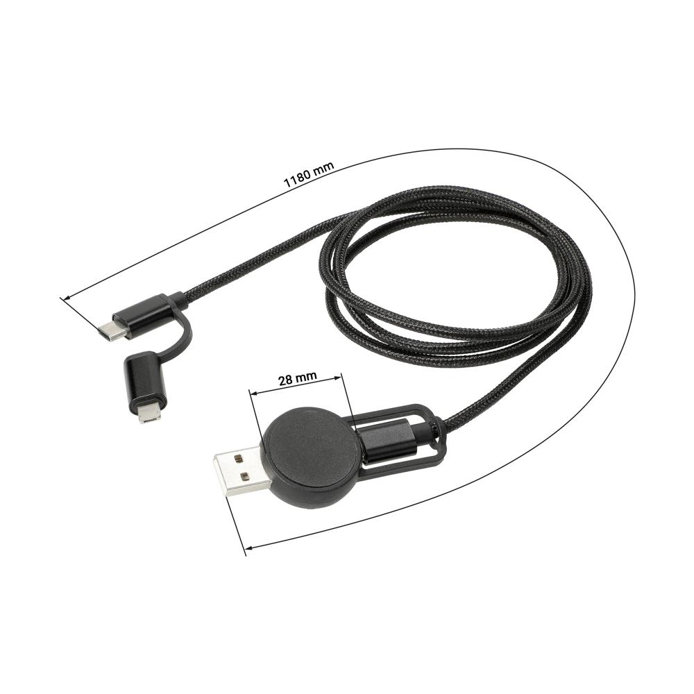Schnell-Ladekabel "Flexi", 5 in 1