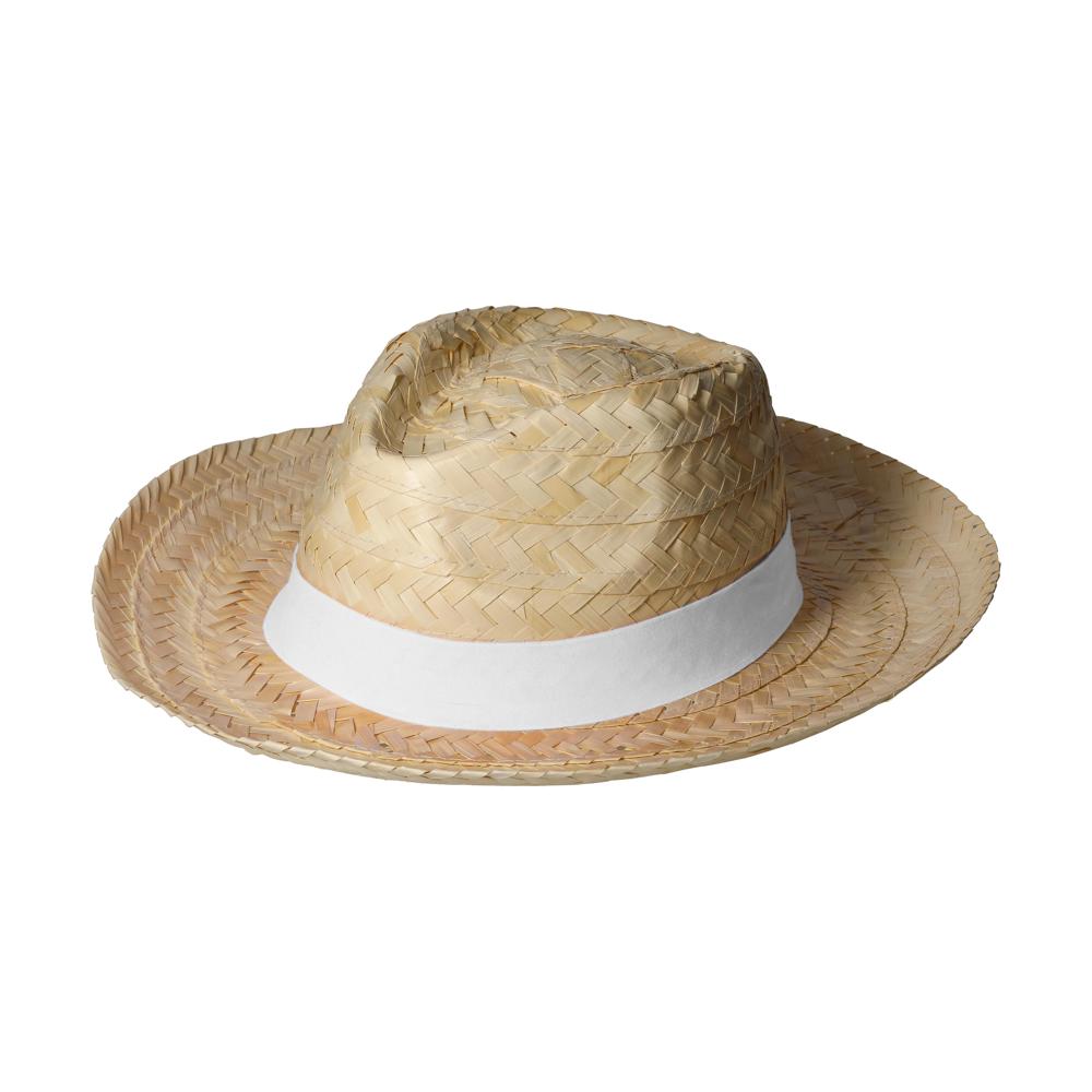Strohhut "Austin" - natur/weiß
