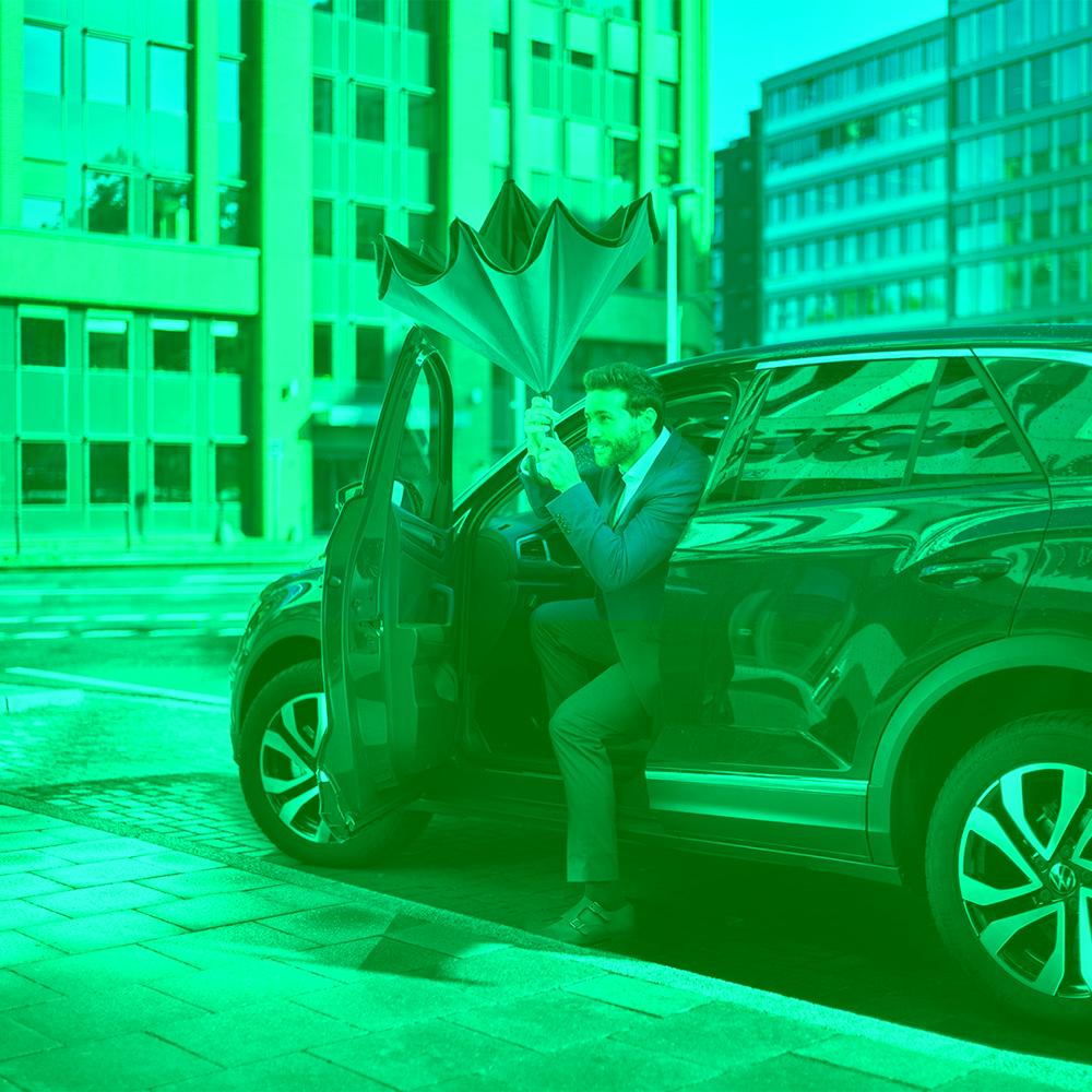 7715 Stockschirm FARE® Contrary