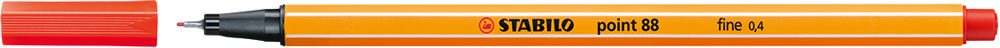STABILO point 88 Fineliner - hellrot