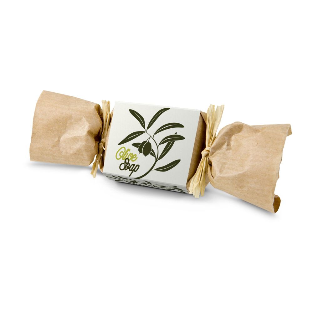Seife 30 Gramm mit Olivenduft, liebevoll und hübsch verpackt