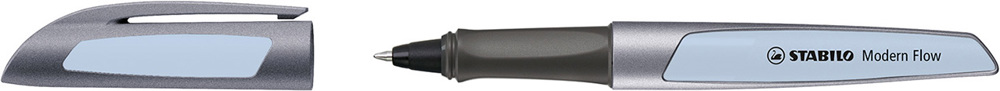 STABILO Modern Flow Gelroller - silber/himmelblau
