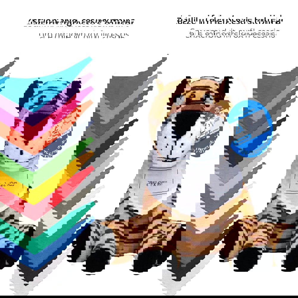 Tiger David, hellbraun, one size