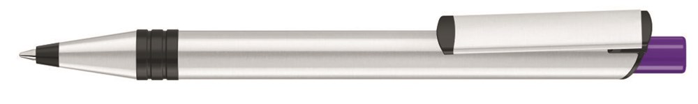 RECYCLED PET PEN ALUMA - dunkelviolett