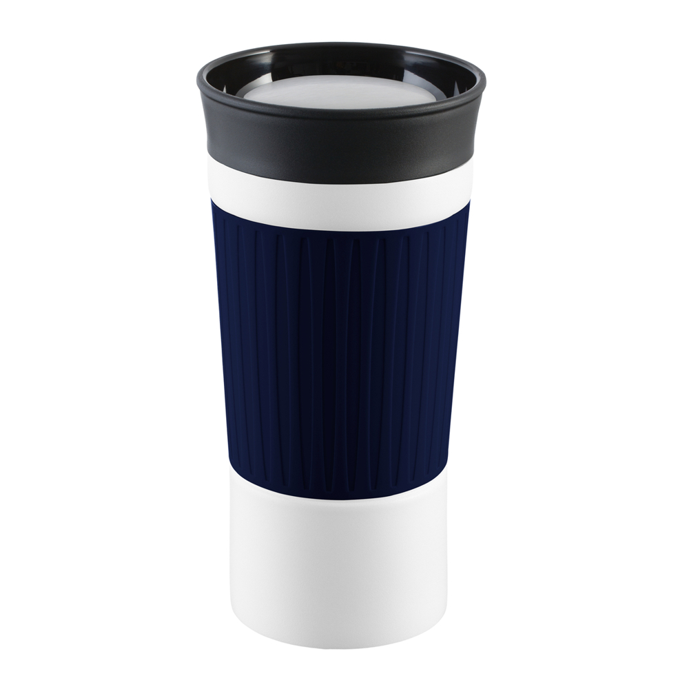 Thermobecher RETUMBLER-myKINGSTON - schwarz, weiß, dunkelblau