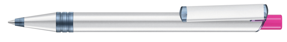 RECYCLED PET PEN ALUMA transparent - magenta