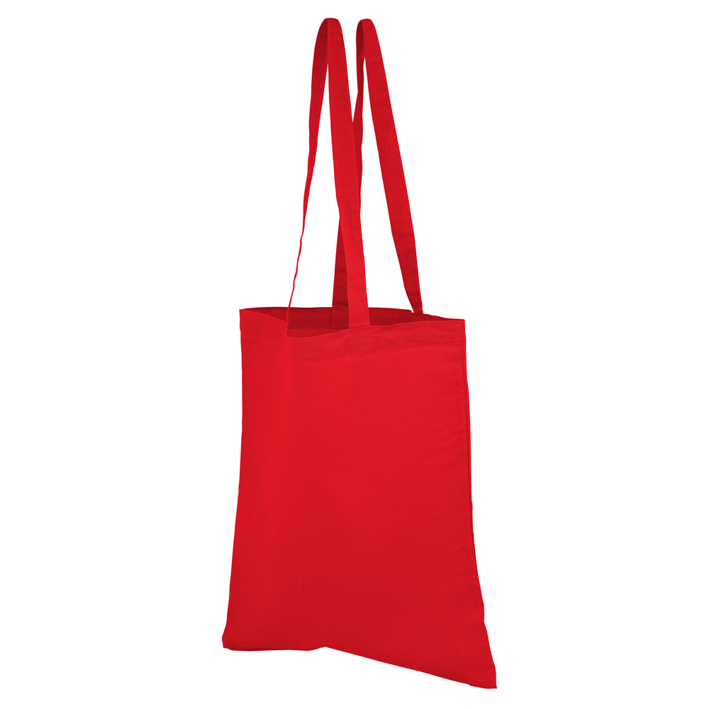 Brixton farbige Baumwolltasche – Nachhaltige Baumwolle - rot