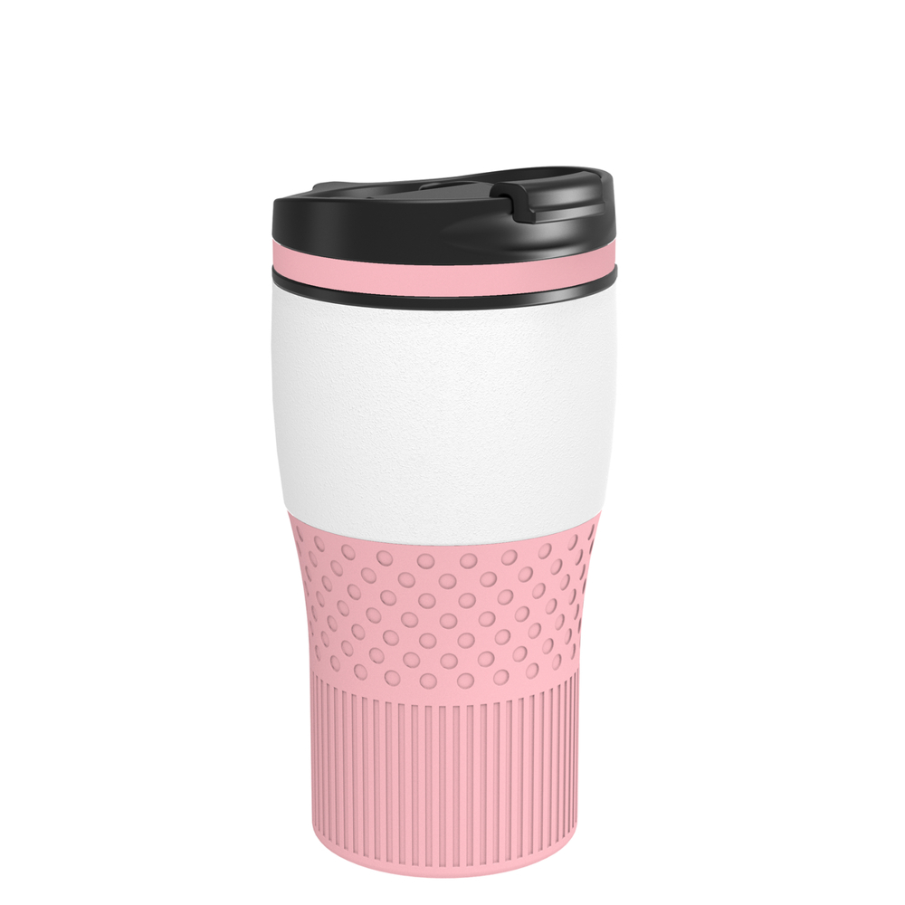 Thermobecher RETUMBLER-BAYAMO MEZZO CORPORATE - hellmagenta, rose, weiß