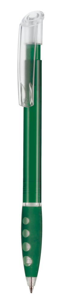 Kugelschreiber BUBBLE TRANSPARENT - limonen-grün TR/FR