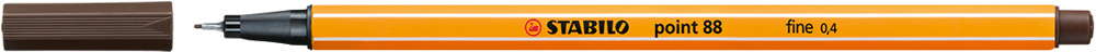 STABILO point 88 Fineliner - umbra