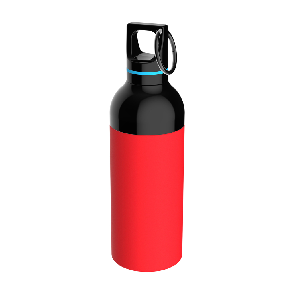 Trinkflasche RETUMBLER-DUIX STEEL - cyan, rot