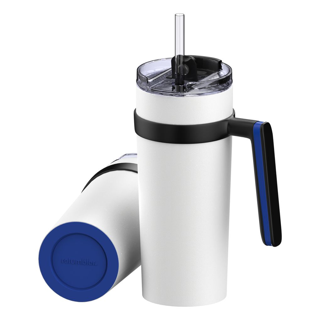 Thermobecher RETUMBLER-myORINOCO CERAMIC - blau, weiß