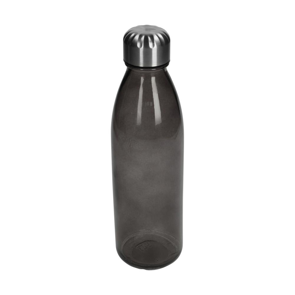 Glasflasche "Colare", 0,60 l - transparent-grau