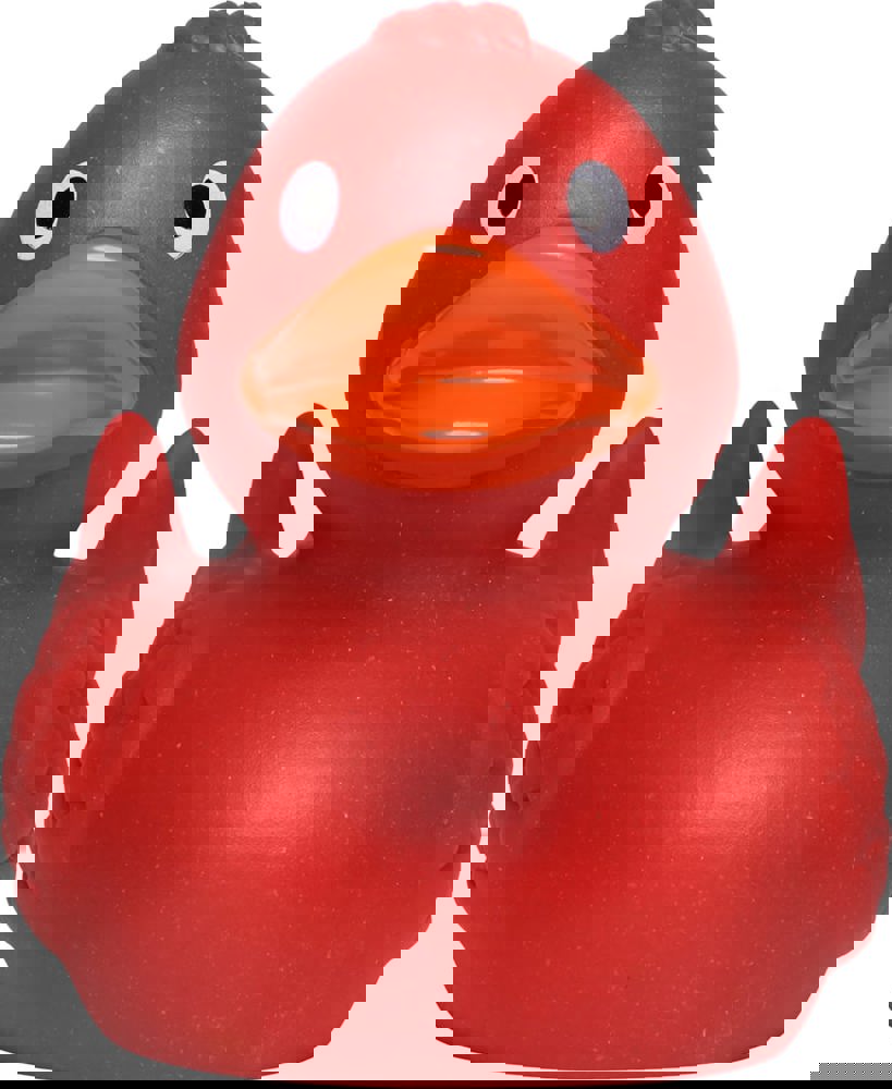 Weizen-Ente, klassik, rot, 7,5 cm