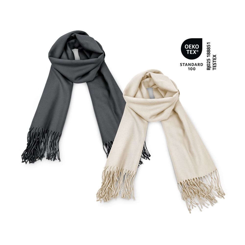 Schal Modena beige - 60 x 180 cm, 230 g/m²